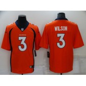 Denver Broncos 3 Russell Wilson Orange Youth Vapor Untouchable Limited Jersey