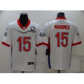 Kansas City Chiefs 15 Patrick Mahomes White 2022 NFC Pro Bowl Limited Jersey