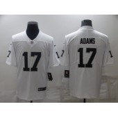 Las Vegas Raiders 17 Davante Adams White Vapor Limited Jersey