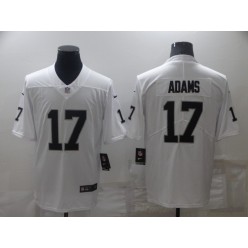 Las Vegas Raiders 17 Davante Adams White Vapor Limited Jersey