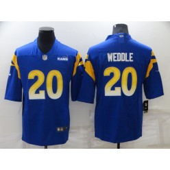 Los Angeles Rams 20 Eric Weddle Royal Vapor Untouchable Limited Jersey