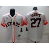 MLB Houston Astros #27 Jose Altuve White Nike Drift Fashion Cool Base Jersey