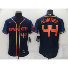 MLB Houston Astros #44 Yordan Alvarez Navy Nike 2022 City Connect Flexbase Jersey