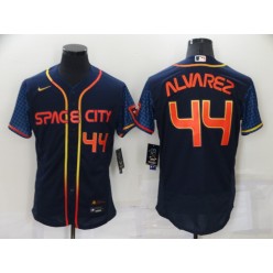 MLB Houston Astros #44 Yordan Alvarez Navy Nike 2022 City Connect Flexbase Jersey