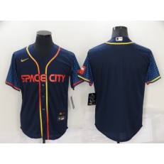 MLB Houston Astros Blank Navy Nike 2022 City Connect Cool Base Jersey