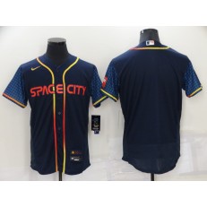 MLB Houston Astros Blank Navy Nike 2022 City Connect Flexbase Jersey