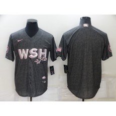 MLB Washington Nationals Blank Gray Nike 2022 City Connect Cool Base Jersey
