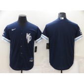 MLB Kansas City Royals Blank Navy Nike 2022 City Connect Cool Base Jersey