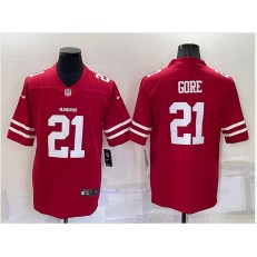 Nike 49ers 21 Frank Gore Red Vapor Limited Jersey