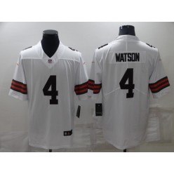 Nike Browns 4 Deshaun Watson White Vapor Limited Jersey