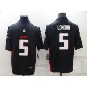Nike Falcons 5 Drake London Black 2022 NFL Draft Vapor Untouchable Limited Jersey