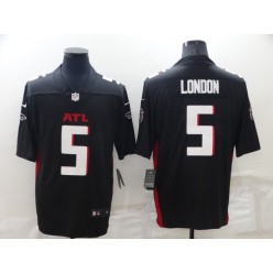 Nike Falcons 5 Drake London Black 2022 NFL Draft Vapor Untouchable Limited Jersey