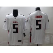 Nike Falcons 5 Drake London White 2022 NFL Draft Vapor Untouchable Limited Jersey