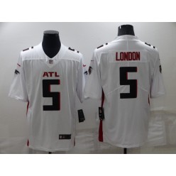 Nike Falcons 5 Drake London White 2022 NFL Draft Vapor Untouchable Limited Jersey