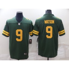 Nike Packers 9 Christian Watson Green 2022 NFL Draft Color Rush Limited Jersey