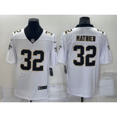 Nike Saints 32 Tyrann Mathieu White Vapor Untouchable Limited Jersey