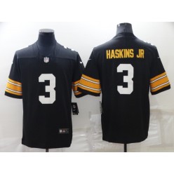 Nike Steelers 3 Dwayne Haskins Black Vapor Untouchable Limited Jersey