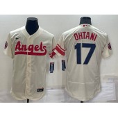 Los Angeles Angels 17 Shohei Ohtani Cream Nike 2022 City Connect Flexbase Jersey