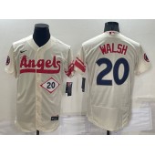 Los Angeles Angels 20 Jared Walsh Cream Nike 2022 City Connect Flexbase Jerseys