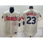 Los Angeles Angels 23 Archie Bradley Cream Nike 2022 City Connect Flexbase Jersey
