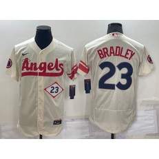 Los Angeles Angels 23 Archie Bradley Cream Nike 2022 City Connect Flexbase Jersey