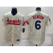 Los Angeles Angels 6 Anthony Rendon Cream Nike 2022 City Connect Flexbase Jerseys