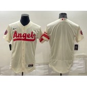 Los Angeles Angels Blank Cream 2022 City Connect Flexbase Jersey