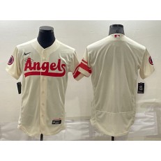 Los Angeles Angels Blank Cream 2022 City Connect Flexbase Jersey
