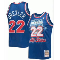 Mitchell & Ness Clyde Drexler Western Conference Royal Hardwood Classics 1992 NBA All-Star Game Swingman Jersey