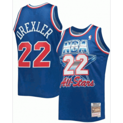 Mitchell & Ness Clyde Drexler Western Conference Royal Hardwood Classics 1992 NBA All-Star Game Swingman Jersey