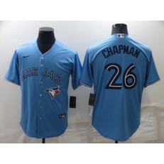 Blue Jays 26 Matt Chapman Blue Nike Cool Base Jersey