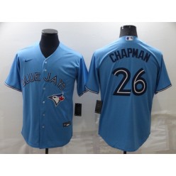 Blue Jays 26 Matt Chapman Blue Nike Cool Base Jersey