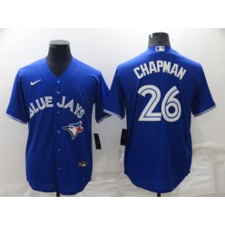 Blue Jays 26 Matt Chapman Royal Nike Cool Base Jersey