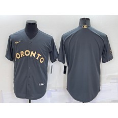 Blue Jays Blank Charcoal Nike 2022 MLB All-Star Cool Base Jersey