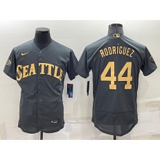 Mariners 44 Julio Rodriguez Charcoal Nike 2022 MLB All-Star Flexbase Jerseys