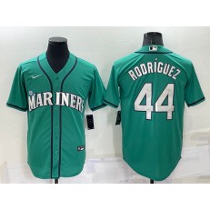 Mariners 44 Julio Rodriguez Green Nike Cool Base Jersey