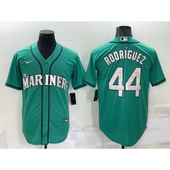 Mariners 44 Julio Rodriguez Green Nike Cool Base Jersey
