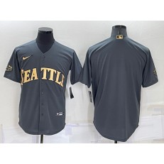 Mariners Blank Charcoal Nike 2022 MLB All-Star Cool Base Jersey