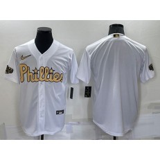 Phillies Blank White Nike 2022 MLB All-Star Cool Base Jersey