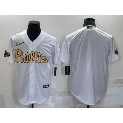 Phillies Blank White Nike 2022 MLB All-Star Cool Base Jersey