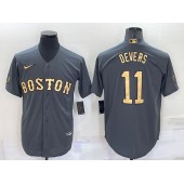 Red Sox 11 Rafael Devers Charcoal Nike 2022 MLB All-Star Cool Base Jerseys