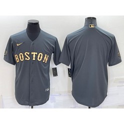 Red Sox Blank Charcoal Nike 2022 MLB All-Star Cool Base Jerseys