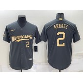 Twins 2 Luis Arraez Charcoal Nike 2022 MLB All-Star Cool Base Jersey