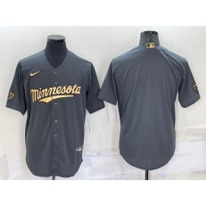 Twins 25 Blank Charcoal Nike 2022 MLB All-Star Cool Base Jersey