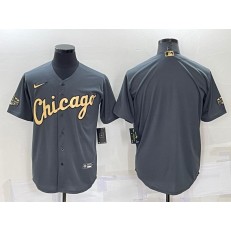 White Sox Blank Charcoal Nike 2022 MLB All-Star Cool Base Jersey