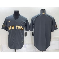 Yankees Blank Charcoal Nike 2022 MLB All-Star Cool Base Jersey