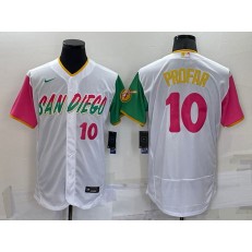Padres 10 Jurickson Profar White Nike 2022 City Connect Flexbase Jersey