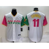 Padres 11 Yu Darvish White Nike 2022 City Connect Cool Base Jersey