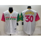 Padres 30 Eric Hosmer White Nike 2022 City Connect Cool Base Jerseys