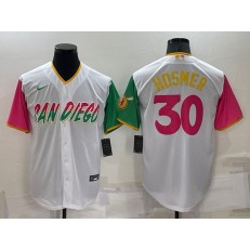 Padres 30 Eric Hosmer White Nike 2022 City Connect Cool Base Jerseys